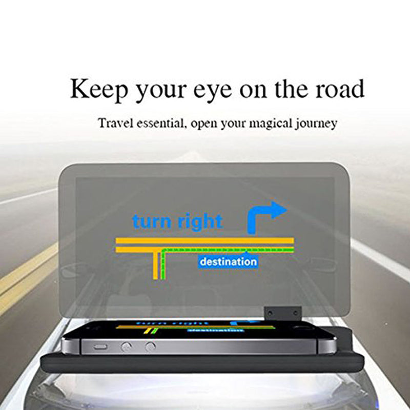 idrop Universal Car Image Reflector Head Up Display Reflection Projector Phone Car Mount Holder
