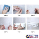 idrop Bathroom Toilet Hanging Rack Storage Shelf Case With Suction Cup Wall