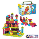 idrop 46 Pcs Colorful Creative Puzzle Building Block Toy Set For Kids Children