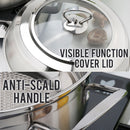 idrop 32cm Multi-Layer Stainless Steel Kitchenware Soup & Steam Pot