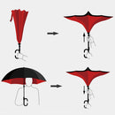 idrop Multifunction Windproof Double-Sided Reversible Folding Inverted Umbrella