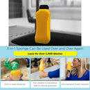 idrop 3 In 1 Multipurpose Silicone Cleaning Sponge Scrapper Scrubber Squeegee