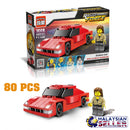 idrop ENLIGHTEN - 76-81 Pcs Fast & Furious Racing Force Car Building Blocks Compatible with Lego