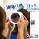 idrop Portable Make Up Vanity Mirror 360 Degree With LED Light