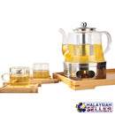 idrop 800 ml 1100 ml Thickened Heat Resistant Glass Teapot With Filter