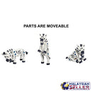 idrop Zebra Wild Safari Animals Foam EVA Building Block Toy Set For Kids And Children