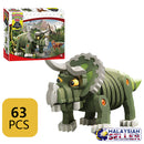 idrop Triceratops Dinosaurs Foam EVA Building Block Toy Set For Kids And Children