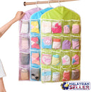 idrop 16 Mini Compartment Fabric Wardrobe Storage Organizer Hanging Bag
