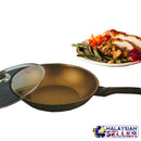 idrop 30 cm Stainless Steel Frypan Frying Cooking Pan