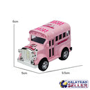 idrop Pink Hello Kitty Cartoon Car Minibus Toy For Kids And Children