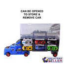 idrop 6 Pcs Car Toy Set With Storage Truck