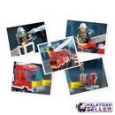 idrop 130 Pcs Fireman Fire Rescue Colorful Creative Building Block Toy Set For Kids Children