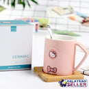 idrop KT - 400 ml Cute Design Ceramic Cup with Handle