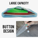 idrop A4 Transparent Plastic File Bags Document File Folders Bags for Document Stationery Tools Organization