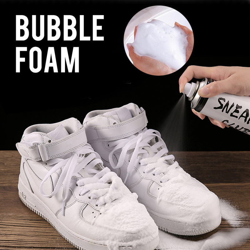 idrop 300ml Multi-Purpose Waterless Bubble Foam Cleaner for Shoes