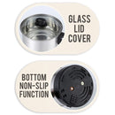 idrop 1.8L Multi-function Stainless Steel 2 Layer Electric Slow Cooker Pot