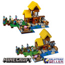 idrop 432 Pcs Minecraft Farm Cottage Colorful Creative Building Block Toy Set For Kids Children