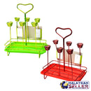 idrop Stainless Steel Inverted Drying Cup Glass Holder Tray Rack Storage