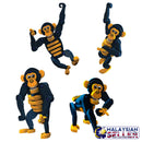 idrop Monkey Wild Safari Animals Foam EVA Building Block Toy Set For Kids And Children