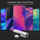 idrop 2 in 1 USB Type C Splitter Adapter Type C Phone Charger & 3.5mm Audio Headphone Music Splitter Adapter