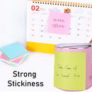 idrop 1 Pack Colorful Sticky Notes with Strong Adhesive Great for School, Office, Home [ 51 x 76mm ]