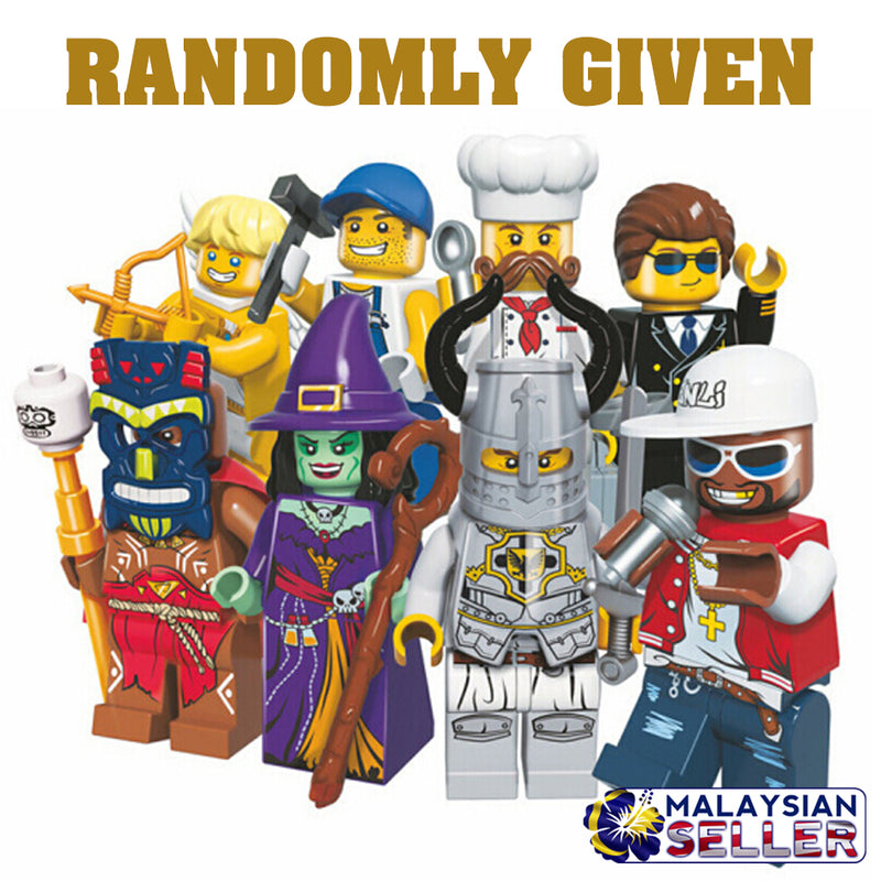 idrop ENLIGHTEN - 8 in 1 Random Minifigures Set Compatible with Lego [ 1502B