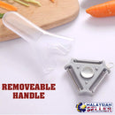 idrop 3 in 1 Stainless Steel Tri-Peeler Multipurpose Vegetable Fruit Peeler