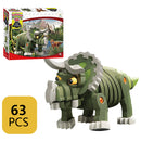 idrop Triceratops Dinosaurs Foam EVA Building Block Toy Set For Kids And Children
