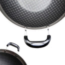 idrop [ 34CM ] SUS304 Stainless Steel Cooking Wok With Lid Cover / Kuali Memasak Bersama Penutup / 底印304不锈钢炒锅(组合可立盖)(SAMPINLAIS)鸿运驰新