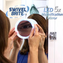 idrop Portable Make Up Vanity Mirror 360 Degree With LED Light