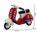 idrop Miniature Scooter Vespa Motor Handcrafted Metallic Collectibles Display (1 Scooter)