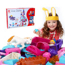 idrop 101 Pcs Fairy Tale Castle Colorful Creative Building Block Toy Set For Kids Children
