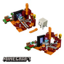 idrop 411 Pcs Minecraft Magic Portal Colorful Creative Building Block Toy Set For Kids Children