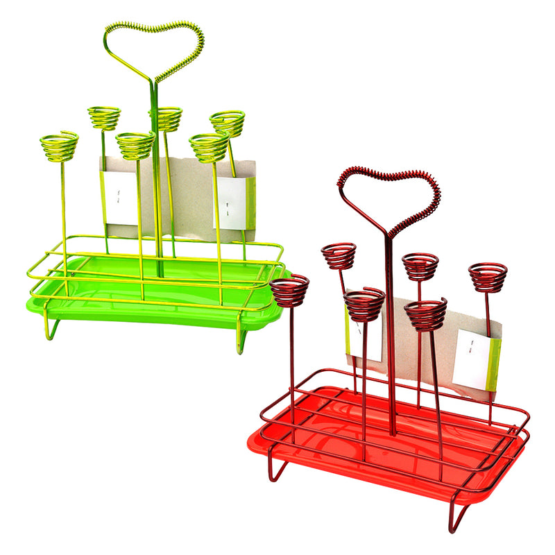 idrop Stainless Steel Inverted Drying Cup Glass Holder Tray Rack Storage