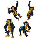 idrop Monkey Wild Safari Animals Foam EVA Building Block Toy Set For Kids And Children