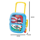 idrop Carpenter Repair Kit Pretend Play Toy Set With Trolley For Kids Children