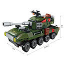 idrop Modern Army Vehicle Toy Set Building Block Toys