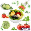 idrop QINGFENG - Fast and Easy Salad Maker Cutter Strainer Bowl