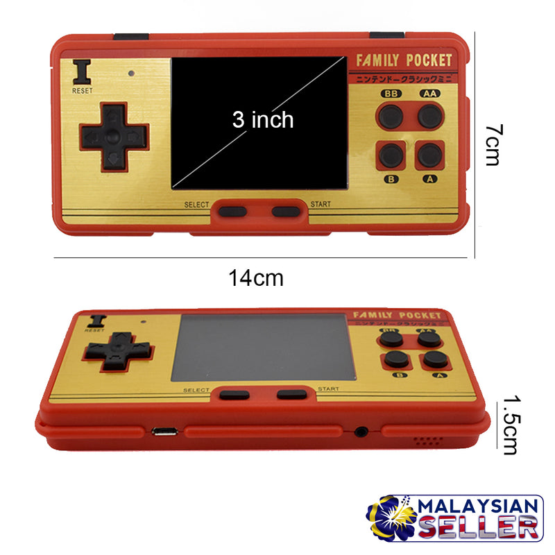 idrop 638in1 Classic Mini Games 3 Inch Screen Retro FC Classic Game Console