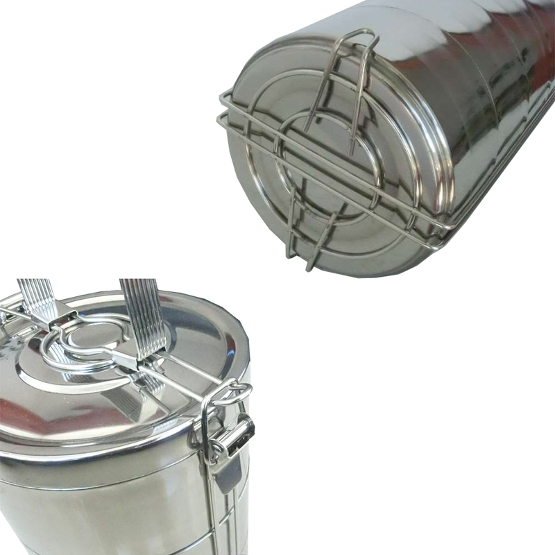 idrop Handheld Portable Stainless Steel 16 CM 2 LAYER Lunch Box Food Container