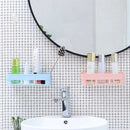 idrop Bathroom Toilet Hanging Rack Storage Shelf Case With Suction Cup Wall