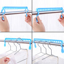 idrop Windproof Clothing Rack Hanger Lock Clip Drying Tool