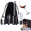 idrop VINO POP - Wine Opener Set Air Pressure Pump Bottle Opener, Foil Cutter, Aerator Pour Spout, Vacuum Seal Stopper, Storage Bag [ VP011124 ]