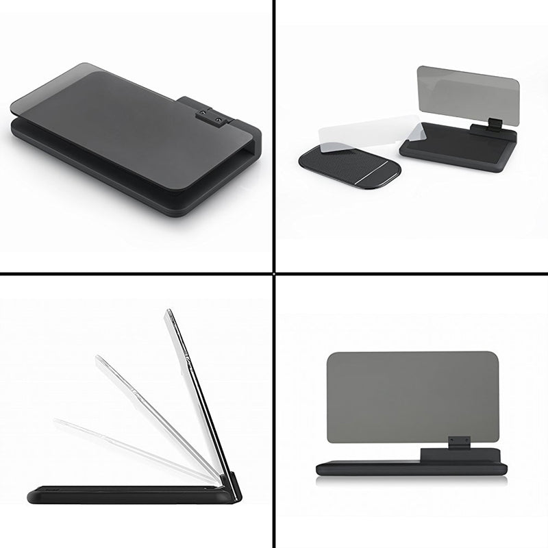 idrop Universal Car Image Reflector Head Up Display Reflection Projector Phone Car Mount Holder