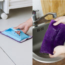 idrop Multipurpose Foldable Microfiber Window Wiping Cloths Glass Cleaning Brush