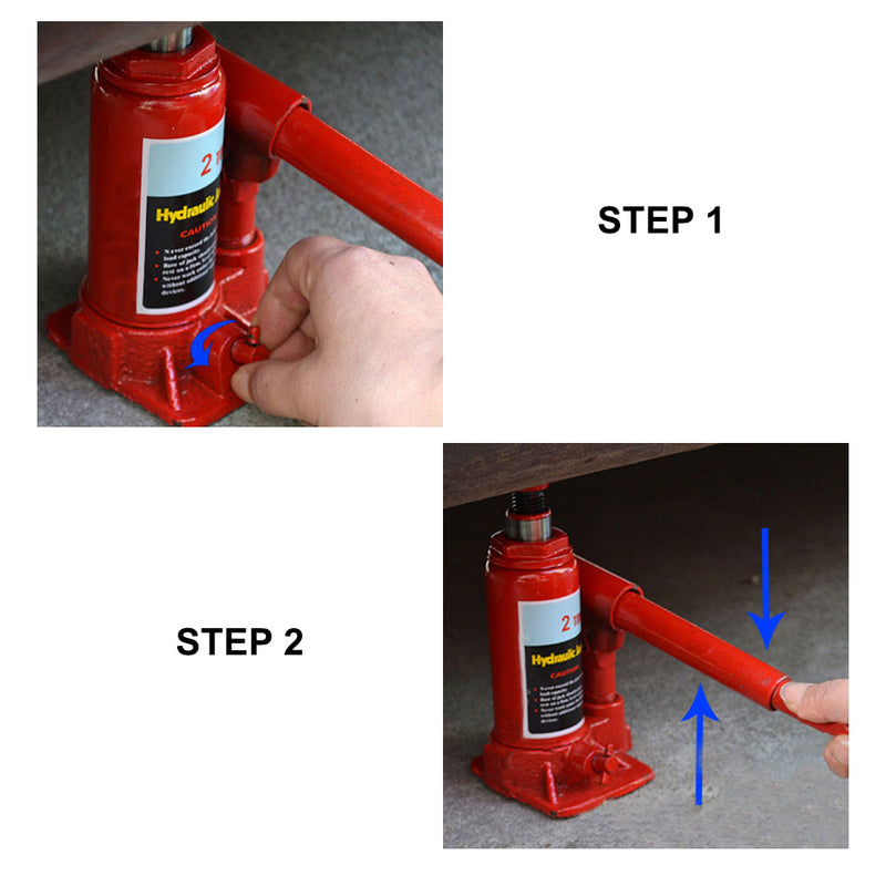 idrop 2 Ton Hydraulic Jack Emergency Kit Set For Car Van Minivan Lorry