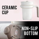 idrop 500ml Multi-functional  Electric Slow Cooker Ceramic Stew Cup