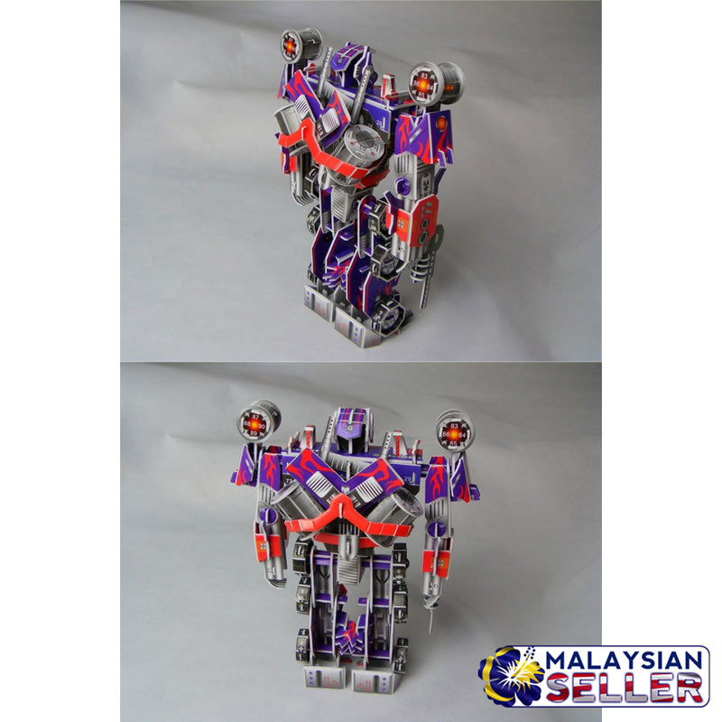 idrop 89 Pcs 3D Educational Puzzle Paper Craft Foam EVA Transformers Optimus Prime Toy Set [ 566-A ]
