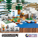 idrop 242 Pcs Minecraft Winter Colorful Creative Building Block Toy Set For Kids Children