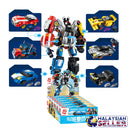 idrop Transformers Decepticon Robot Assembly Vehicle Car Toy Set For Kids Children